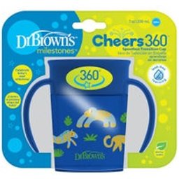 Dr Brown's Vaso 360 sin Boquilla Azul 1ud