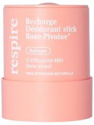 Déodorant Rose Pivoine Stick Solide Efficacité 48H Recharge 50 g - Stick