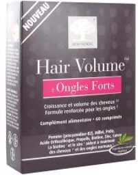Hair Volume et Ongles Forts 60 Comprimés - Boîte 60 Comprimés