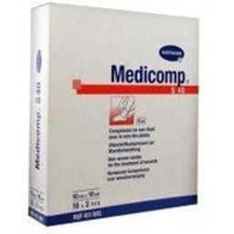 Medicomp compresses stériles10 x 10 cm 10 sachets 2 u.