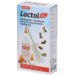 Beaphar® Pack biberon et tétines (+ brosse à nettoyer)