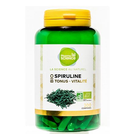 Tonus - Spiruline Bio 200 comprimés