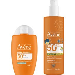 Pack Ultra Fluido Oil Control SPF50 50ml + Spray Familia SPF50+ 400ml