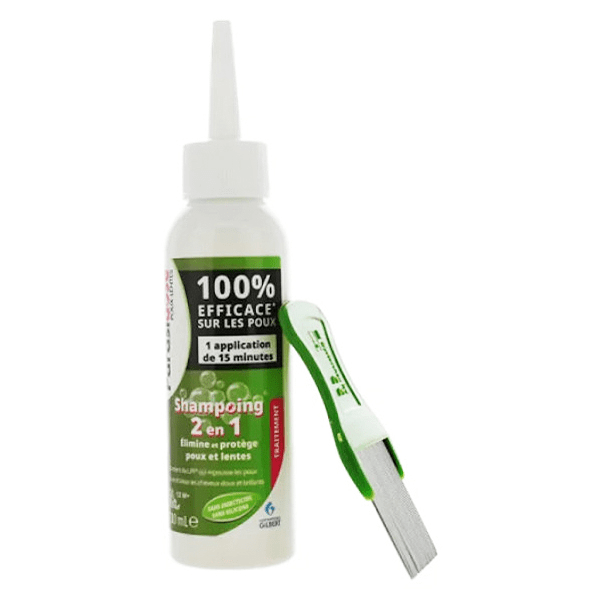 Shampoing 2 en 1 Protège et Élimine Poux et Lentes 100ml