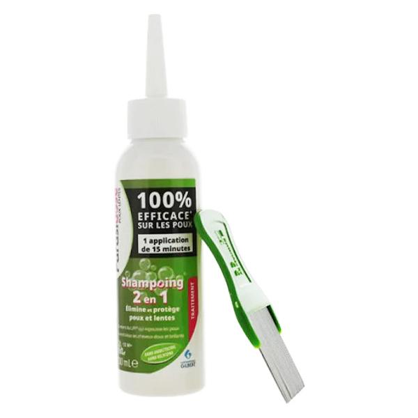 Shampoing 2 en 1 Protège et Élimine Poux et Lentes 100ml