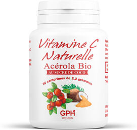 Vitamine C Acérola Bio Sucre de Coco - 1000 mg - Comprimés