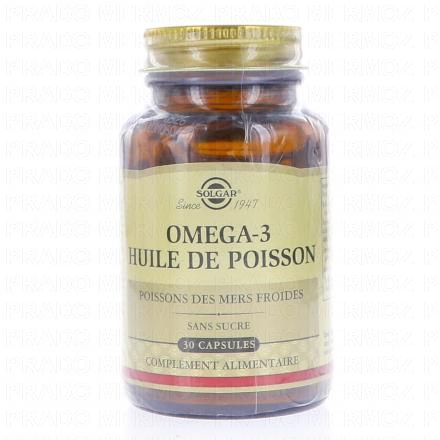 Oméga-3 Huile de Poisson x30 capsules