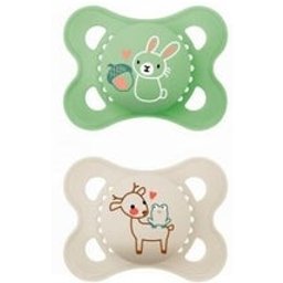 Original Pure Sucette Silicone 2-6M Neutre 2uts