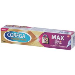 Corega Max Hold + Comfort Crème Adhésive pour Prothèse Dentaire