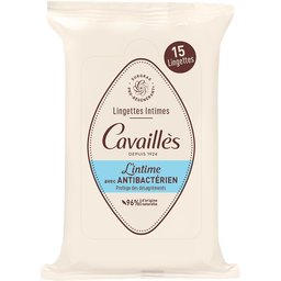 Cavaillès Lingettes Intimes Anti-Bactérien