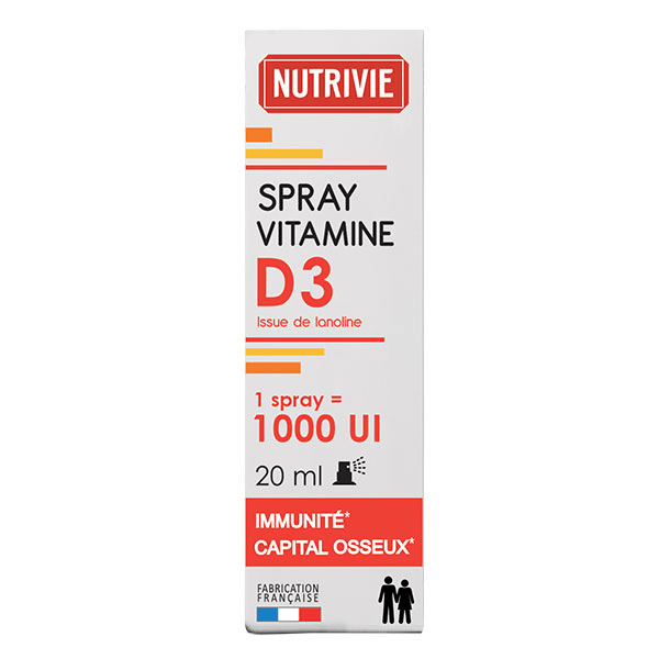 Vitamine D3 1000 UI Spray 20ml