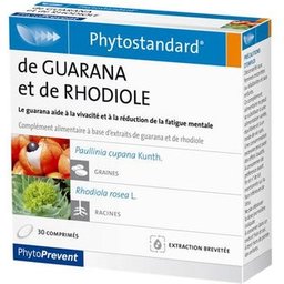 Phytostandard Guarana & Rhodiole 30 comprimés