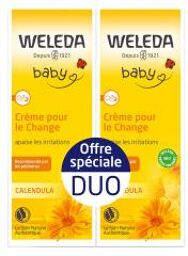 Duo Crème Pour le Change Calendula - 2 X 75 ml - Lot 2 x 75 ml