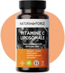 Vitamine C Liposomale haute biodisponibilité - 90 gélules - Natura Force