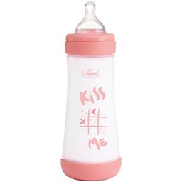 Biberon Perfect 5 4M+ 3000ml Sil. Rose