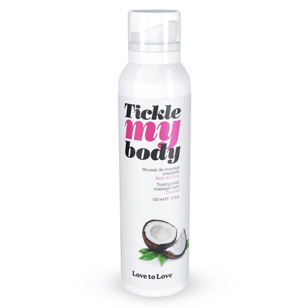 Tickle My Body Mousse de Massage Noix de Coco 150ml