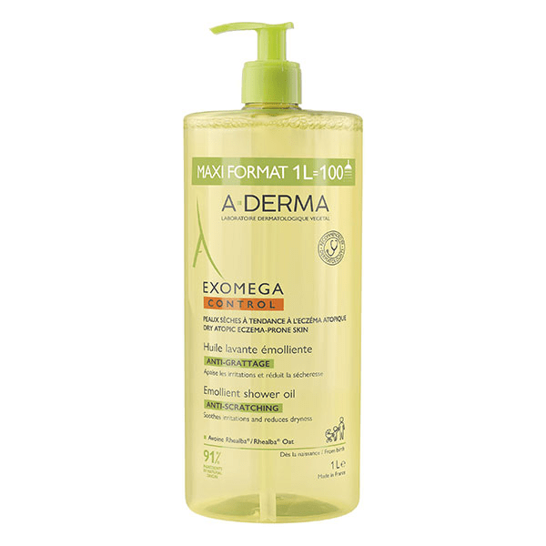 Exomega Control Huile lavante émolliente anti-démangeaisons 1L