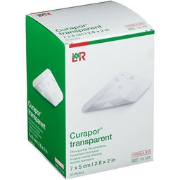 Curapor® Transparent Stérile 7 cm x 5 cm