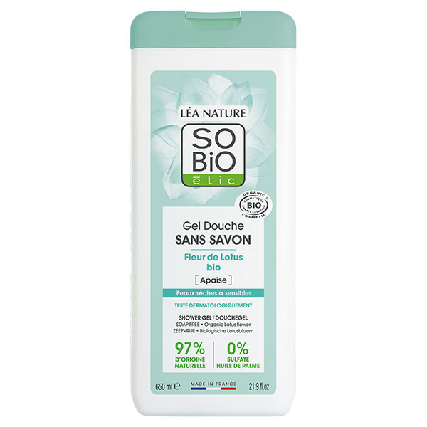 So'Bio Étic Douche Gel Fleur de Lotus Bio 650ml