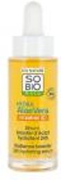 Hydra Aloe Vera Vitamine C Sérum Booster d'Éclat Hydratant 24H Bio 30 ml - Flacon compte goutte 30 ml