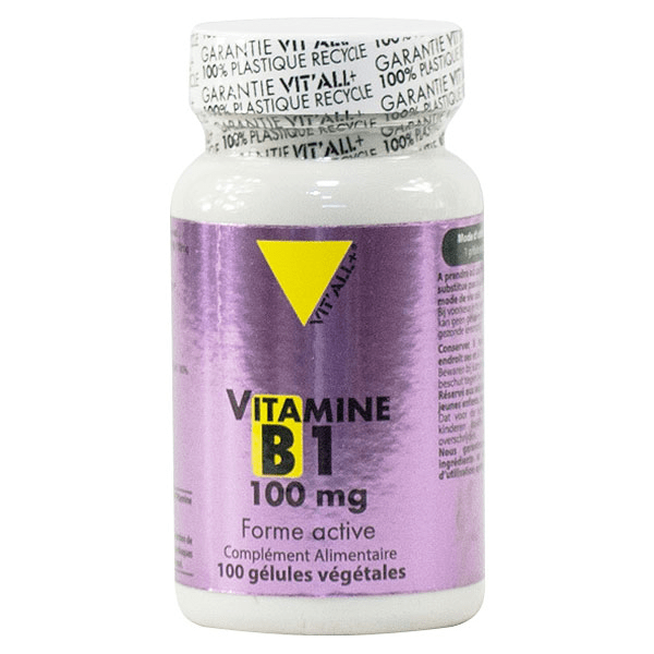 Vitamine B1 100mg 100 gélules végétales