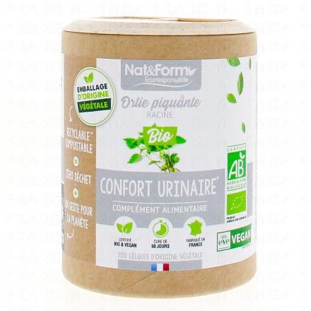 NAT & FORM Ecoresponsable - Ortie piquante Bio 200 gélules
