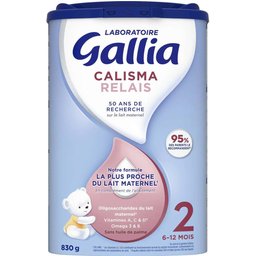 Calisma Relais Lait Bébé 2e Âge 6-12M 830g