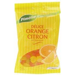 Pimélia Délice Orange Citron Sans Sucre Bio 100g
