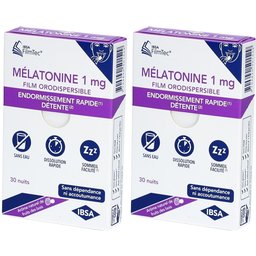Mélatonine film orodispersible 1 mg