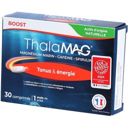 ThalaMAG Boost Magnésium Marin - Caféine - Spiruline