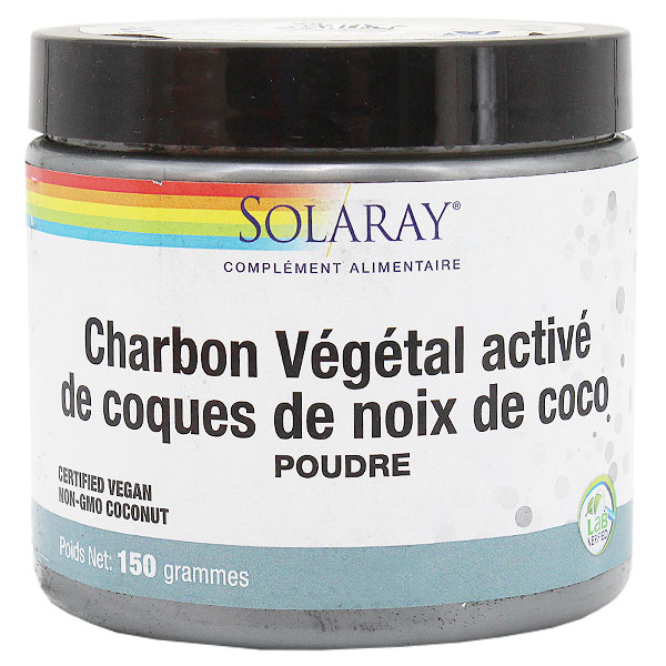 Charbon Végétal Activé de Coques de Noix de Coco 150g