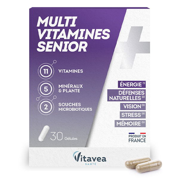 Multi Vitamines Senior Energie Vision Mémoire 30 gélules