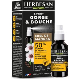 Herbesan Spray Gorge et Bouche - Flacon de 25ml