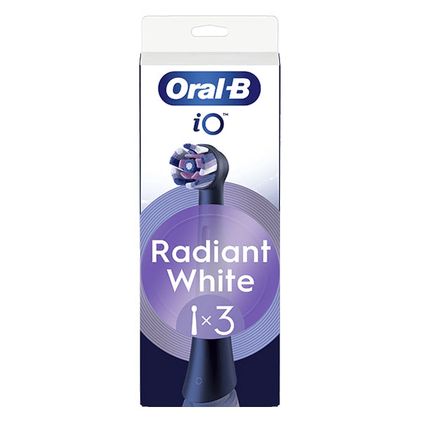 iO Radiant White Lot de 3 Brossettes Rondes De Rechange Authentiques