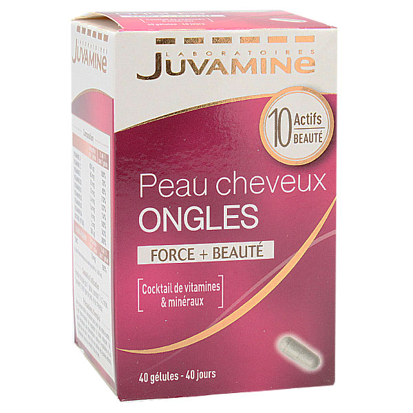 Peau Cheveux Ongles Force + Beauté 40 gélules