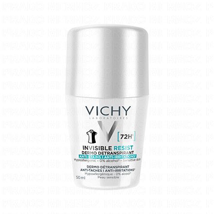Dermo-détranspirant Invisible Protect 72h anti-taches anti-irritations 50ml