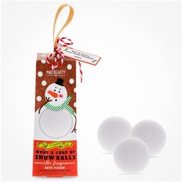 The Naughty List Snow Balls Vanilla Bath Fizzer Set