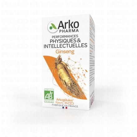Arkogélules - Ginseng 1560 mg de racine Bio 45 gélules