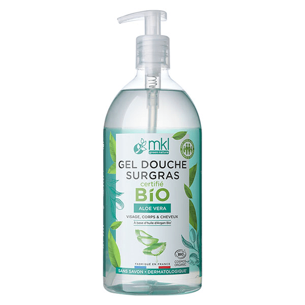 Gel Douche Surgras Aloe Vera Bio 1L