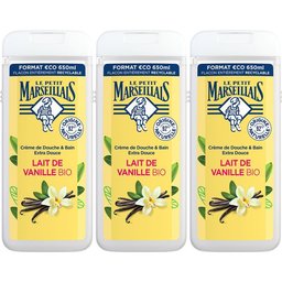 Crème de Douche Extra Douce Lait De Vanille BIO