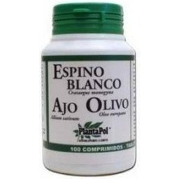 Aubépine Blanc, Ail, Olive 100 Comprimés