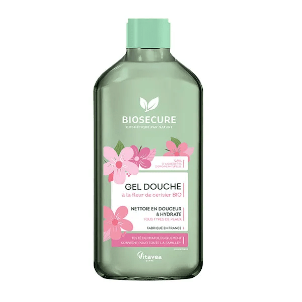 Biosecure Gel douche fleur de cerisier - Biosecure - Flacon de 500 ml