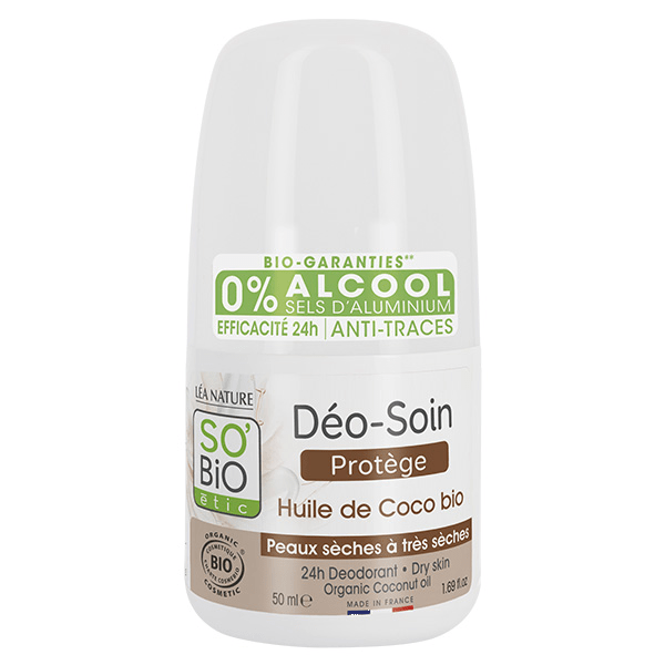 So'Bio Étic Déo-Soin Protection Huile de Coco Bio 50ml