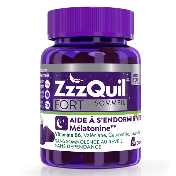 ZZZQUIL® FORT - Sommeil Arôme Fruits des Bois - 30 gommes