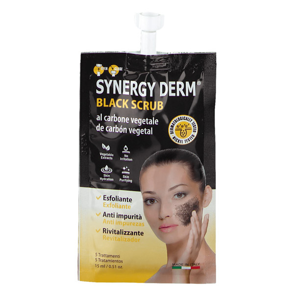 Synergy Derm Gommage Black Scrub au Charbon végétal 15ml