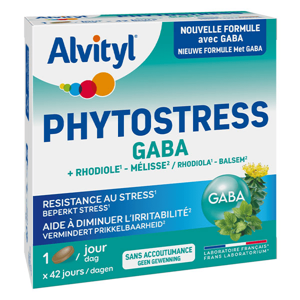 Phytostress GABA Rhodiole Mélisse 42 Jours Dès 12 ans