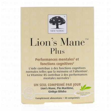 NEW NORDIC Lion's Mane Plus 30 comprimés