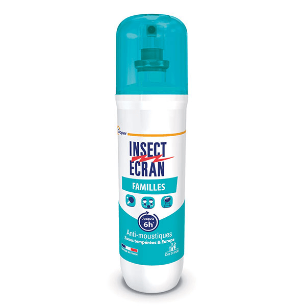Anti-moustiques Spray répulsif peau Familles 100 ml