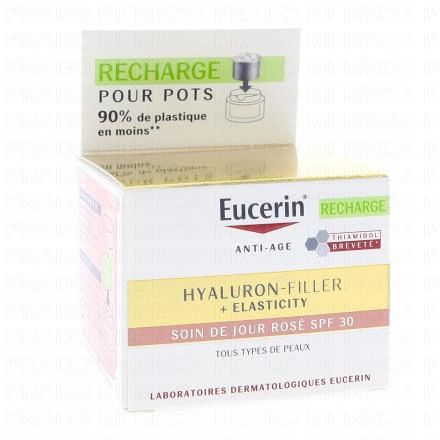 EUCRIN Hyaluron-Filler + Elasticity - Soin de Jour Rose SPF30 eco-recharge 50ml