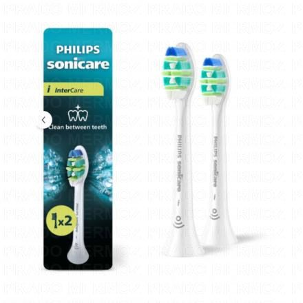 Sonicare Intercare - Recharge brosse Blanche x2 brossettes